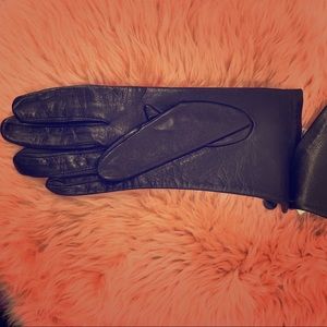 Black driving gloves Mantles leather size 8
